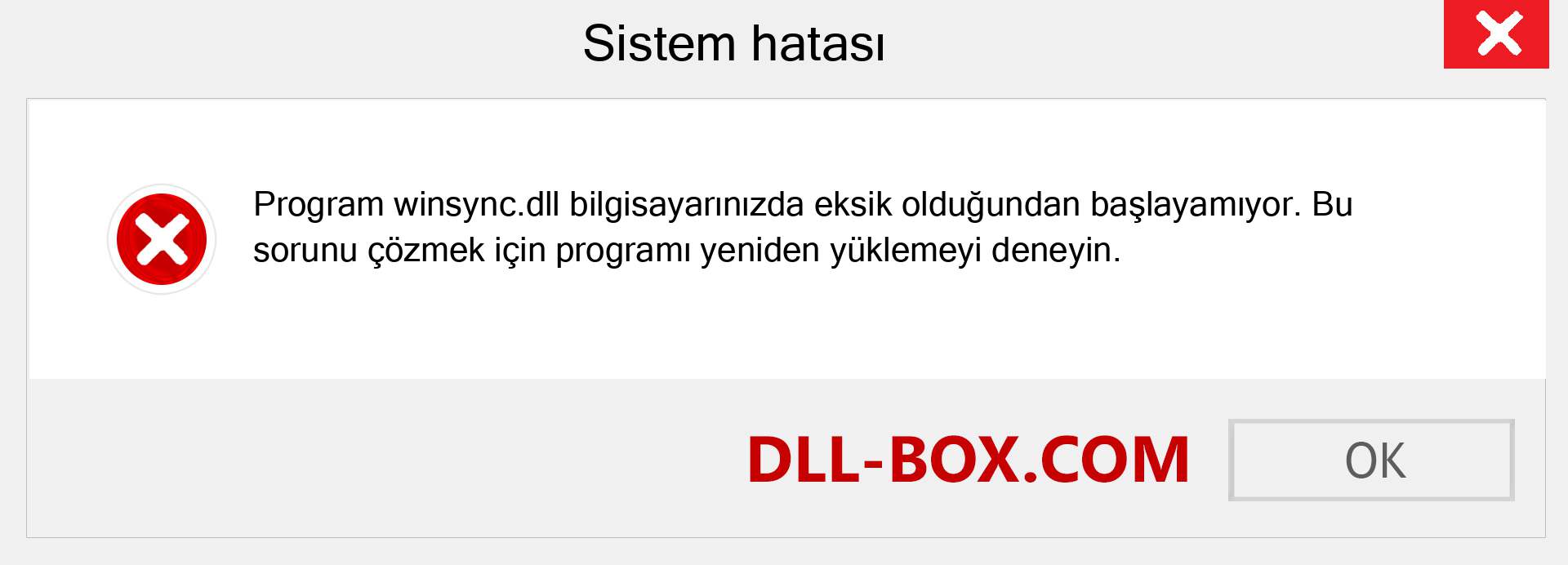 winsync.dll dosyası eksik mi? Windows 7, 8, 10 için İndirin - Windows'ta winsync dll Eksik Hatasını Düzeltin, fotoğraflar, resimler